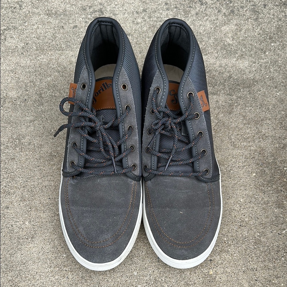 Men's Black High-Top Sneakers